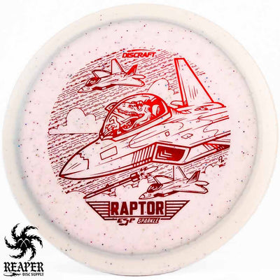 Discraft ESP Lightweight Sparkle Raptor (Ledgestone) 164g-166g Purple-ish w/Red Stamp