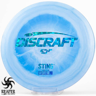 Discraft ESP Sting 175g-176g Blue-ish w/Blue Shatter Stamp