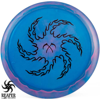 Discraft ESP Swirl Heat (Reaper Edition) 155g-159g Purple/Aqua w/Black Stamp