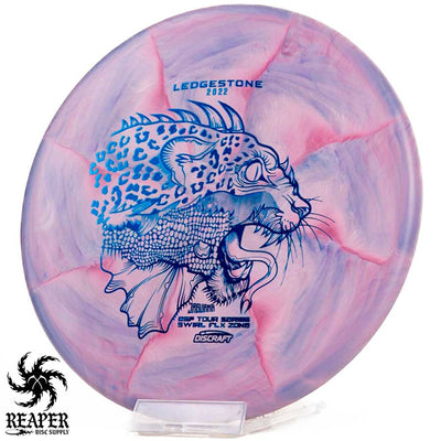 Discraft ESP Tour Series Swirl FLX Zone (Ledgestone 2022) 173g-174g Purple-ish w/Blue Stamp