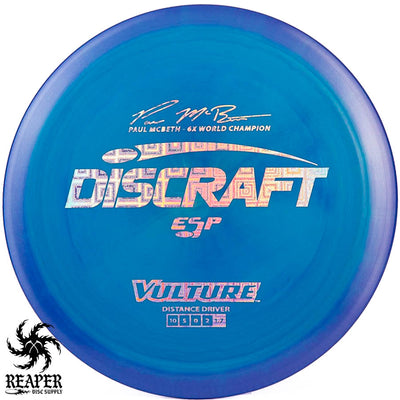 Discraft ESP Vulture 167g-169g Blurple w/Holo Pattern Stamp