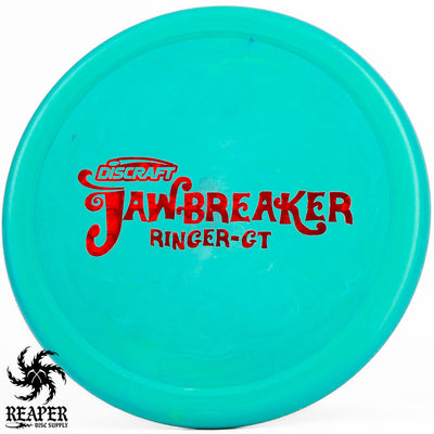 Discraft Jawbreaker Ringer GT 173g-174g Aqua Green w/Red Shatter Stamp