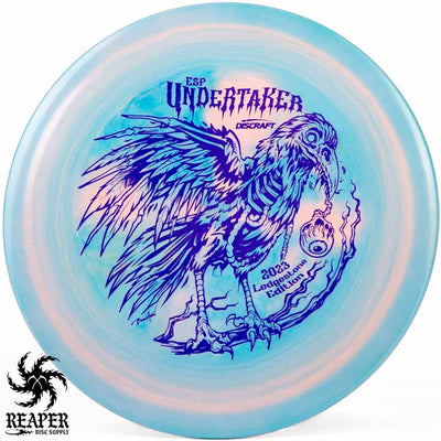 Discraft Lightweight ESP Undertaker (Ledgestone) 160g-163g Blue/Pink w/Purple Stamp