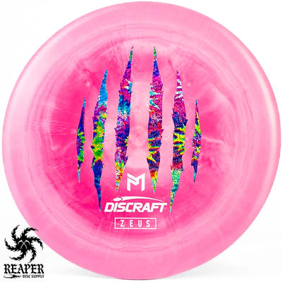 Discraft Paul McBeth 6x Claw ESP Zeus 173g-174g Pink w/Party Time Stamp
