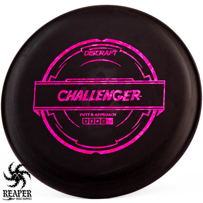 Discraft Putter Line Challenger 170g-172g Black w/Purple Shatter Stamp