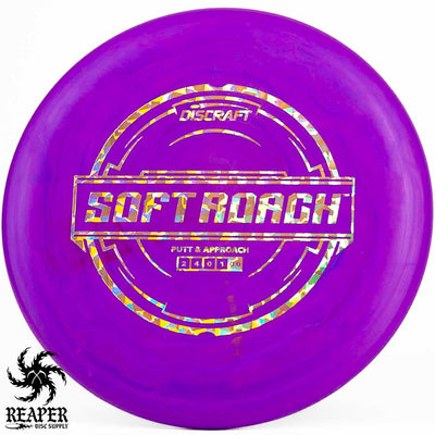 Discraft Putter Line Soft Roach 173g-174g Purple w/Gold Shatter Stamp