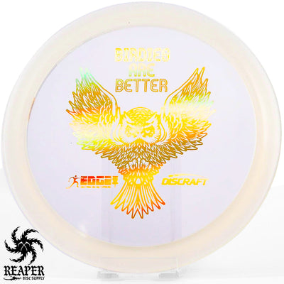 Discraft Reaper X EDGE Raptor (Collab) 170g-172g Clear w/Holographic Stamp