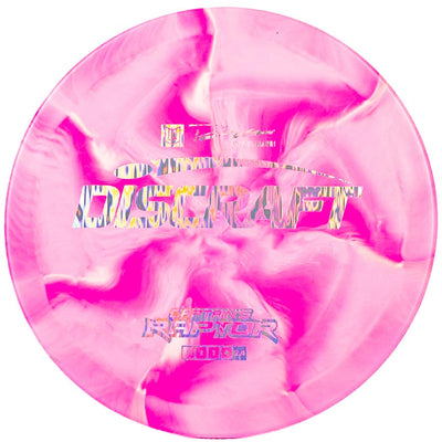 Discraft Swirl ESP Captain's Raptor 173g-174g Pink-ish w/Holo Water Stamp