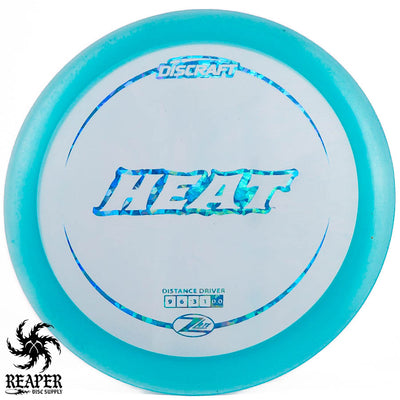 Discraft Z Lite Heat 155g Aqua w/Blue Shatter Stamp