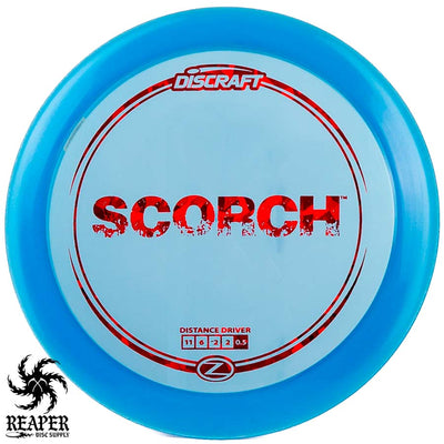 Discraft Z Scorch 173g-174g Blue w/Red Shatter Stamp