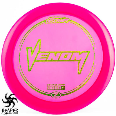 Discraft Z Venom 170g-172g Pink w/Green Confetti Stamp