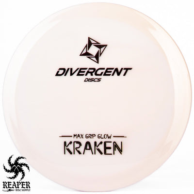 Divergent Discs Glow Kraken 170g-172g White w/Black Stamp