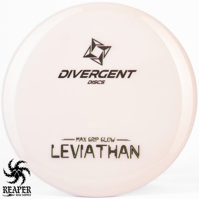 Divergent Discs Glow Leviathan 166g-169g White w/Black Stamp
