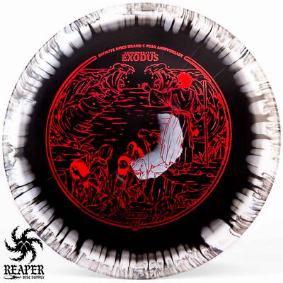 Infinite Discs Halo Exodus 173g-175g White/Black w/Red 5 Year Stamp