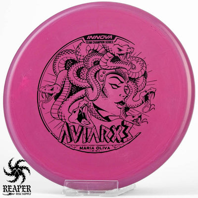 Innova Star AviarX3 (Maria Oliva 2022 Tour Series) 173g-175g Berry w/Black Stamp