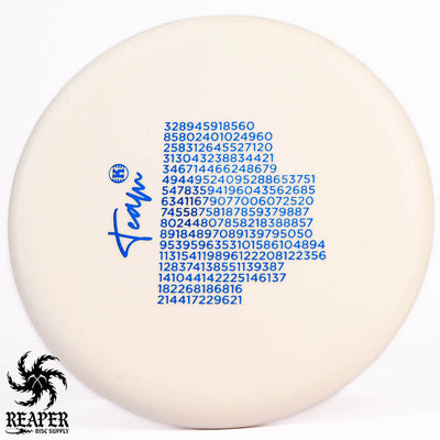 Kastaplast K3 Glow Reko (Team Fundraiser) 176g White w/Blue Stamp