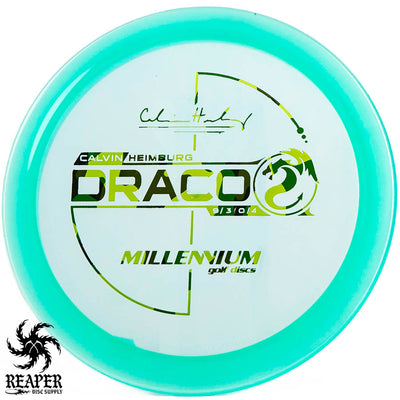 Millennium Draco Calvin Heimburg (Quantum) 171g Aqua w/Green Camo Stamp