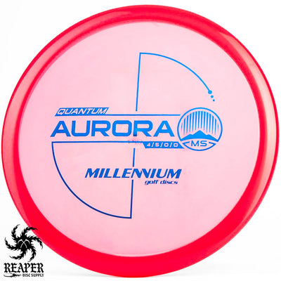 Millennium Quantum Aurora 180g Raspberry w/Blue Stamp