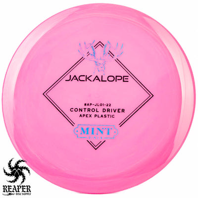Mint Discs Apex Jackalope 175g Pink w/Blue Holographic Stamp