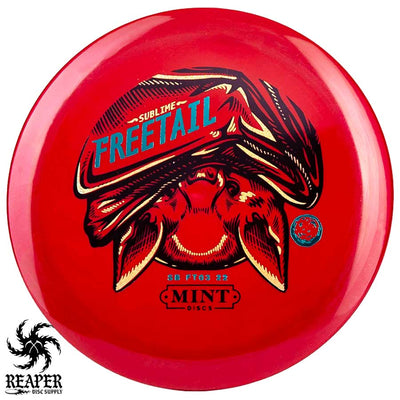 Mint Discs Sublime Freetail 175g Cranberry w/Teal Stamp