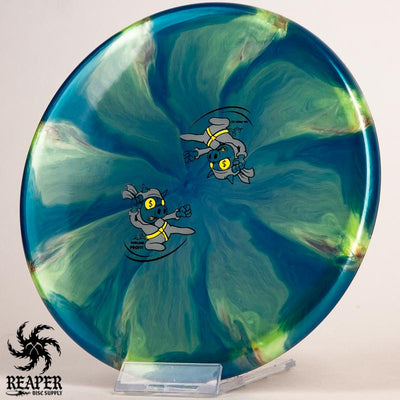 Mint Discs Swirly Sublime Profit (Ninja Pig) 167g Blue-ish w/Yellow Stamp