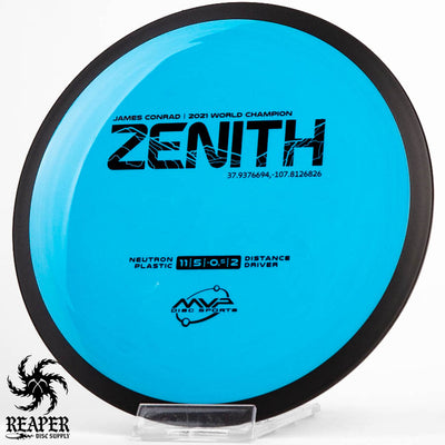 MVP Neutron Zenith 169g Blue w/Black Stamp