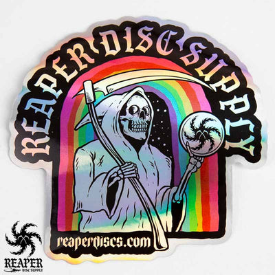 Reaper Discs Rainbow Sticker