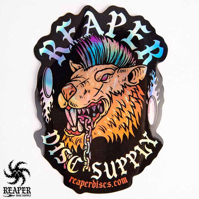 Reaper Disc Supply Rat Sticker