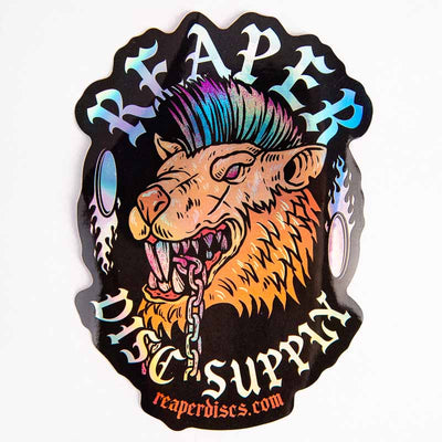 Reaper Disc Supply Rat Sticker