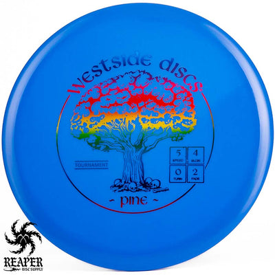 Westside Discs Tournament Pine 175g Blue w/Rainbow Stamp