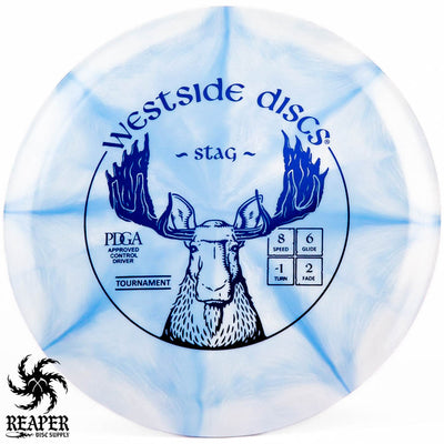 Westside Discs Tournament Stag 174g Blue w/Blue Stamp