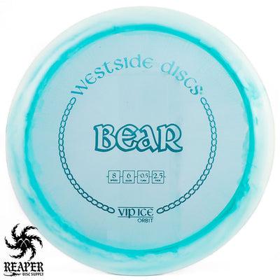 Westside Discs VIP Ice Orbit Bear 174g Aqua w/Blue Stamp